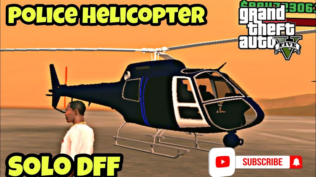 Police Maverick GTA V (SFPD Air Support Unit) para GTA San Andreas