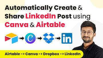 How to Automatically Create & Share LinkedIn Post using Canva & Airtable