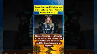 Doriane Pin hace historia en Mercedes y emociona a los fans de la Fórmula 1