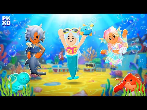 I Transformed into a Mermaid in PK XD! 🧜🏻‍♀️✨