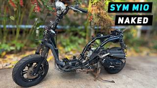 SYM Mio 50 Naked! What's inside? | Mitch's Scooter Stuff