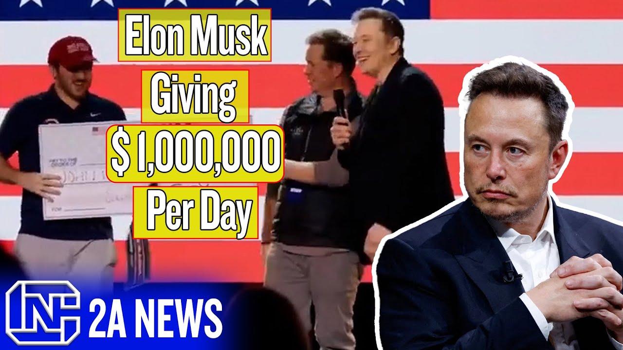 Elon Musk Giving 1 Million Dollars Per Day To 1st and 2nd Amendment