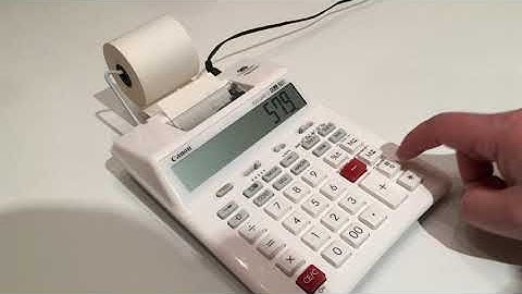 Canon P23-DHV G Printing 12-digit Calculator