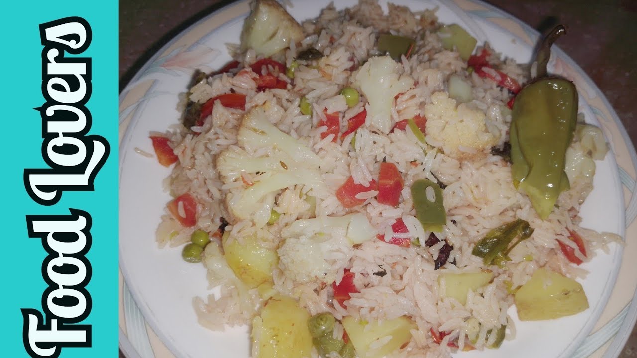 Vegetable Pulao ll Vegetable Rice ll Mix Sabzi Pulao Recipe By Food Lovers 