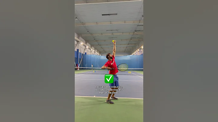 CORRECT SERVE - RACQUET DROP FLOW! 👌 #tenfitmen #tennisserve #tennistips #tenniscoach #tennispro