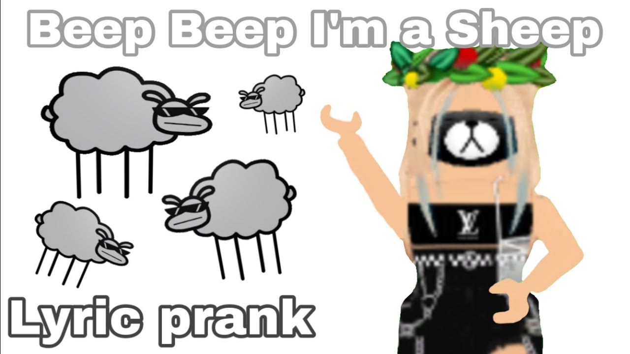 Beep Beep I M A Sheep Lyric Prank Roblox Crunch Youtube - roblox beep beep ima sheep song