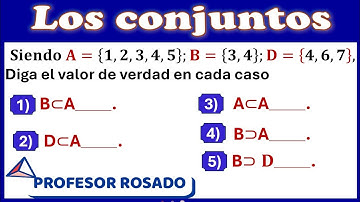 SUBCONJUNTO Y SUPERCONJUNTO