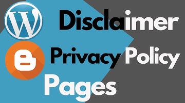 How to Create Privacy Policy Page or Disclaimer Page in WordPress | 2020