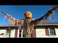 HALLOWEEN DIY Tutorial - Giant 12 Foot SCARECROW Decoration