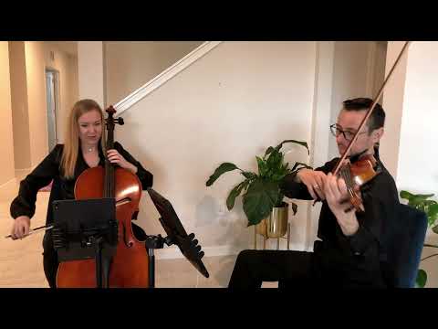 Sunset Strings' string duo performs Perfect