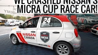 We Crashed Nissan's Race Car! Micra Cup Racing Is Big Fun On A Modest Budget