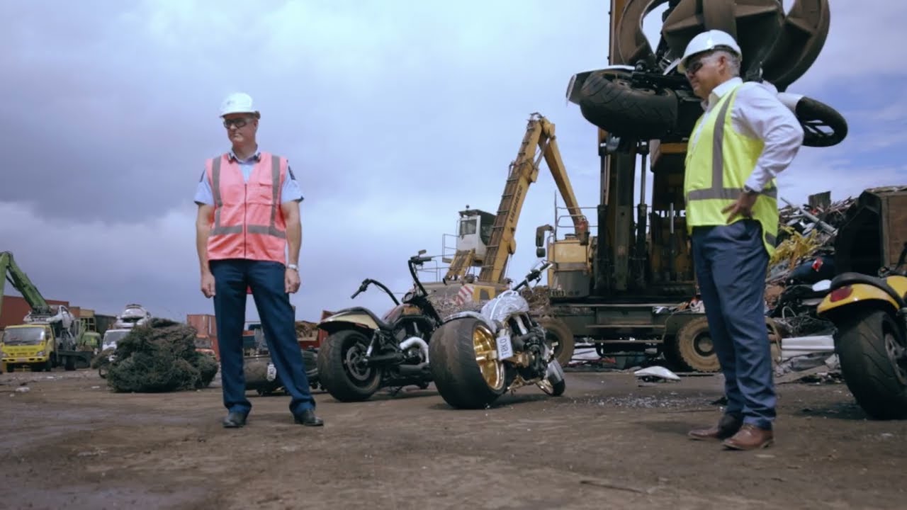 ⁣Operation Nova | Gang’s distinctive motorcycles destroyed following court order