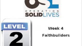 OSL Level 2 Week 4 Faithbuilders 3 of 3 - God's Sovereignty, Man's Authority & Satan's Illegitimacy