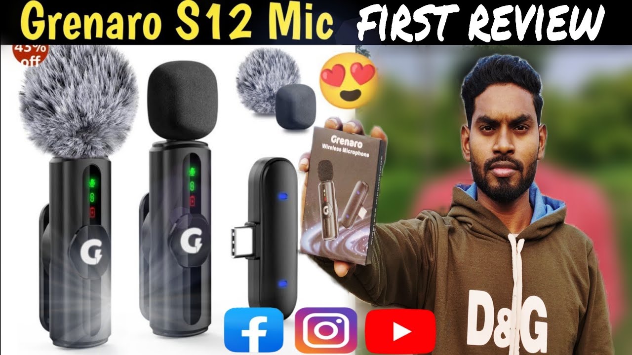Обзор Grenaro S12 maic | Grenaro maic | Лучший maic до 1000 долларов | Лучший maic для видеоблоги...
