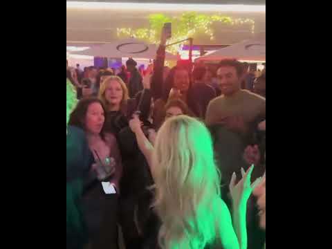 Sabrina Carpenter Singing And Dancing To Espresso During The SNL After Party