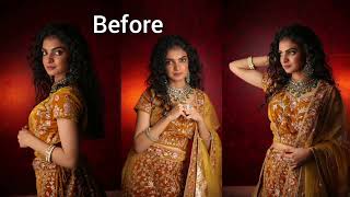 Beauty moody dramatic effect photo editing in lightroom pc screenshot 3