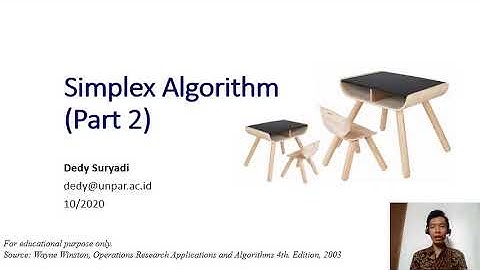 Week4. 5 Simplex Algorithm (Part 2/2)