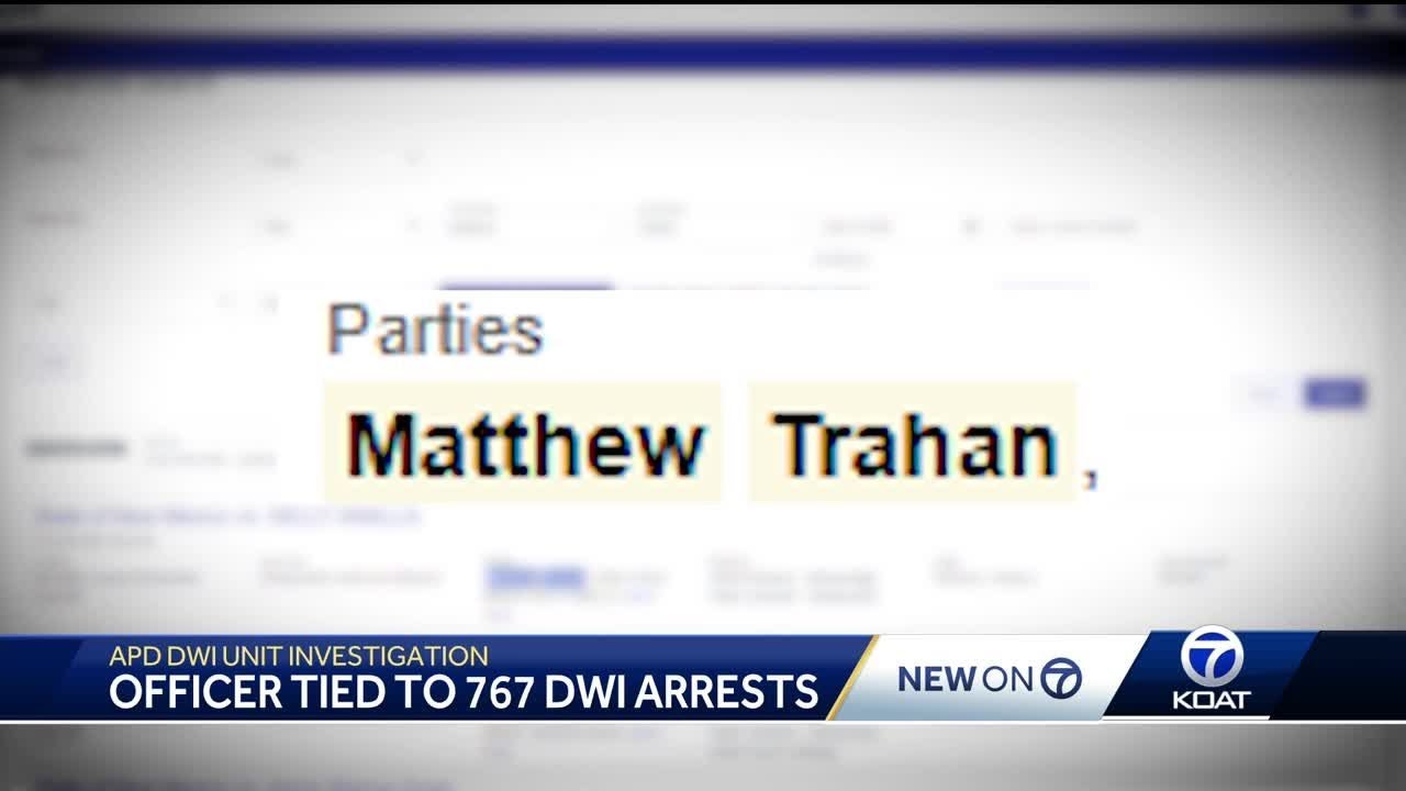 Albuquerque police officer on leave tied to 767 DWI arrests - YouTube