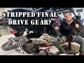 Can Am Maverick X3 Stripped Final Drive Gear | Worn Axle Splines | Transmission Rebuild