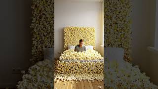 Popcorn Bed❤ #reels #shortvideo