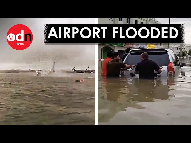 Dubai Flooding: Airport UNDERWATER After Huge Storms Hit Middle East