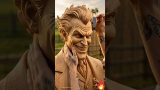 I Made The Joker Out Of Wood It Looks Real