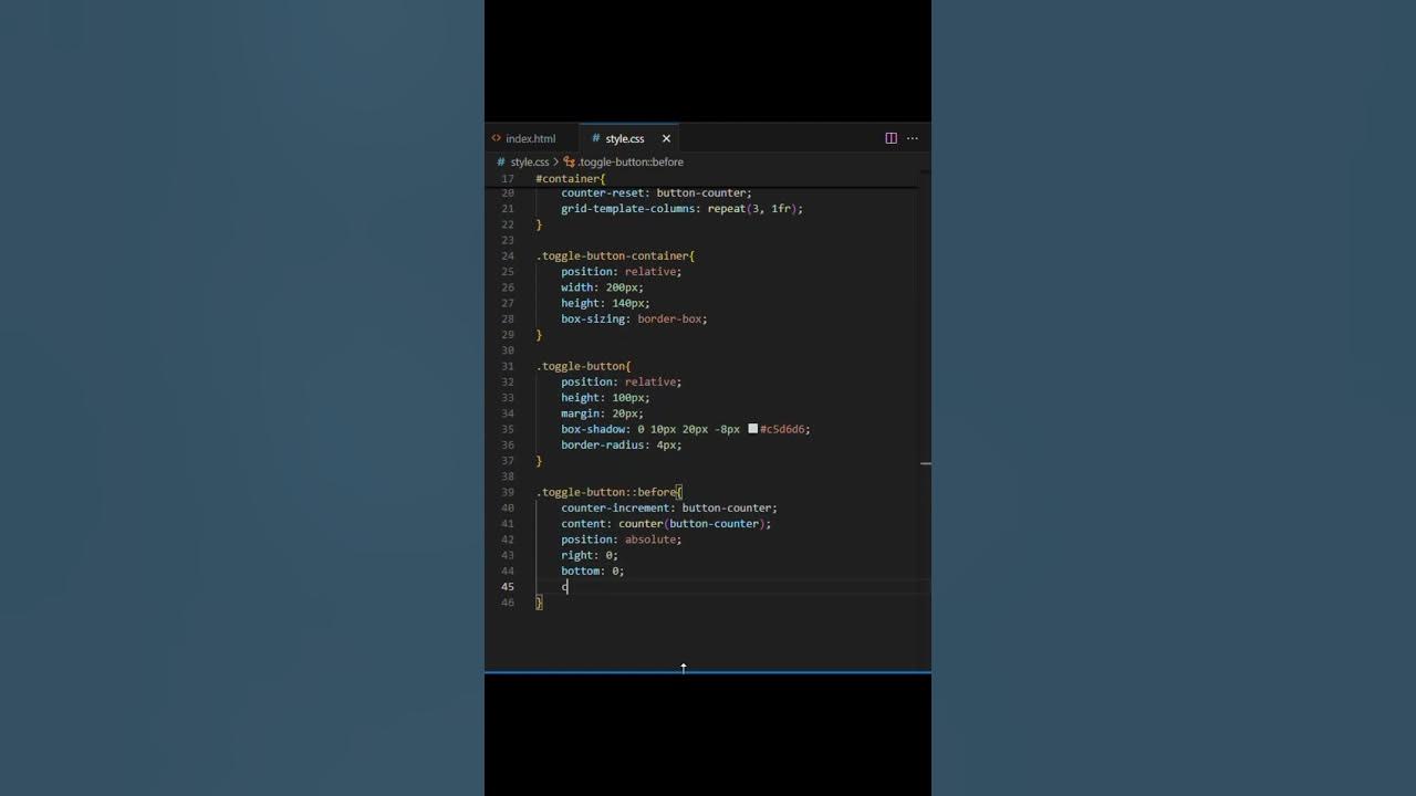 Make Toggle Button by HTML and CSS #htmlcss #html5 #cssanimation # ...