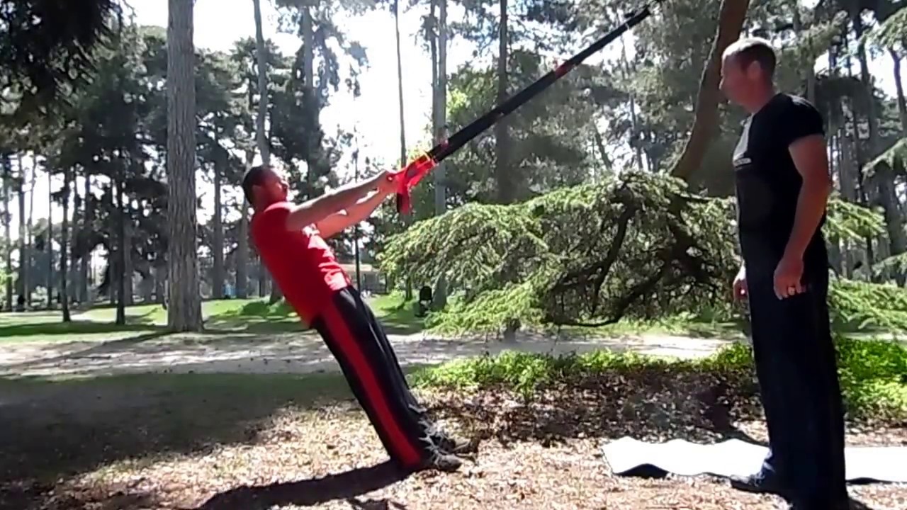 muscles of the foot Suspension Training exercice - Musculation dos et épaules