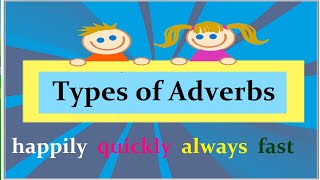 English Grammar:  What are Adverbs - Types of adverbs - Words describing verbs