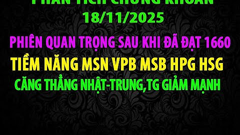 Phiên Quan Trọng, Tiềm Năng Cổ Phiếu MSN VPB MSB HCM HSG HPG NKG...Điểm Mua BANK CHỨNG THÉP DẦU ĐTC.