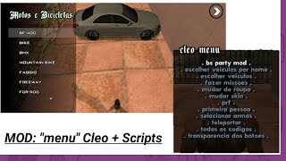 Mod Cleo script pt-br +  apk para Android 10 GTA 1.8 original com livraria Cleo