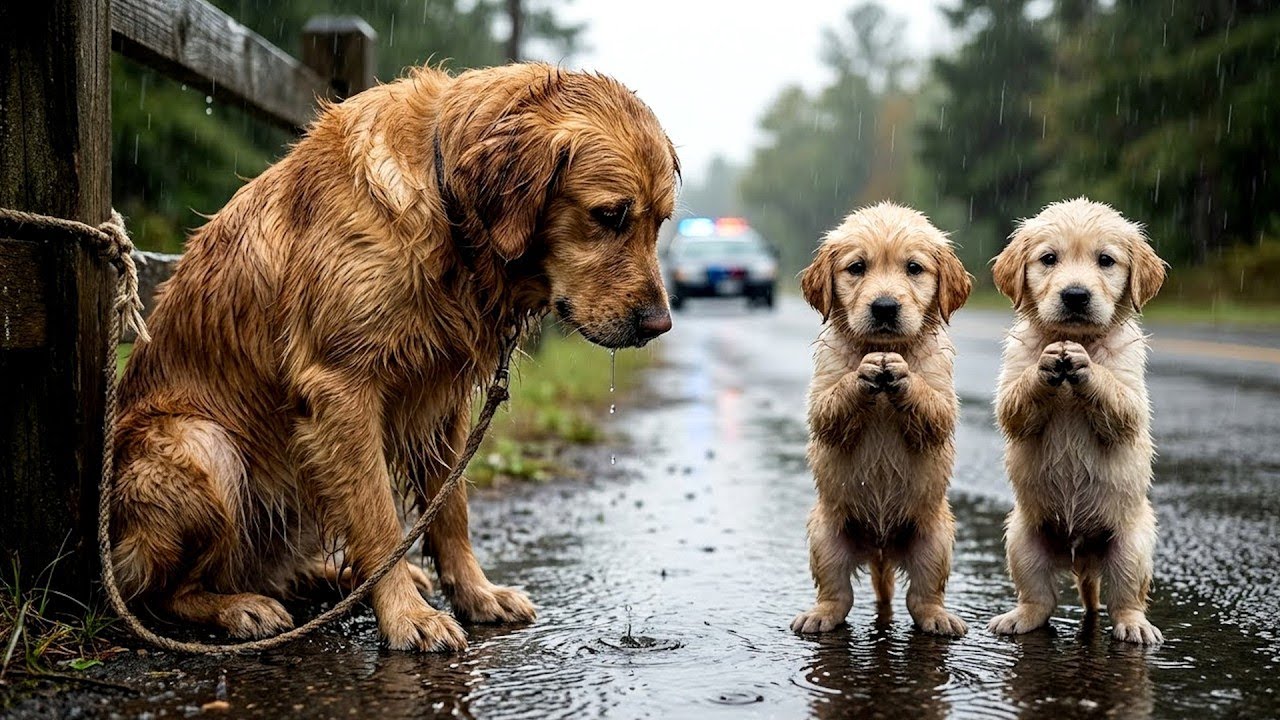 A Mother Dog and Her Puppies Were Abandoned on the Road… The Ending ...