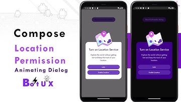 Animated Location Permission Dialog in Jetpack Compose 📍 | Custom UI UX with Lottie