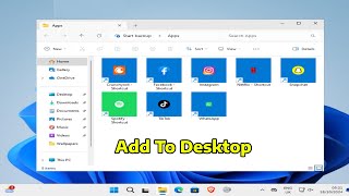 How To Add TikTok, Twitter, Instagram, Facebook, Snapchat, Spotify, Netflix App To Desktop screenshot 5