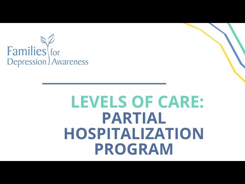 Levels of Care: Partial Hospitalization Program (PHP)