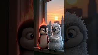A cozy morning #cutepenguin #penguin #penguinanimation