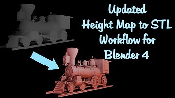 Updated Height Map to STL Workflow for Blender 4