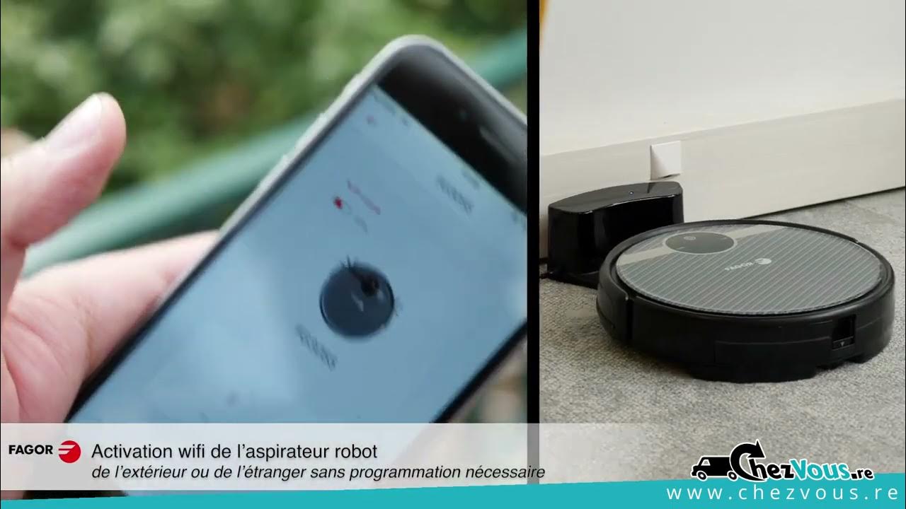 Aspirateur robot FAGOR FG2120 3 en 1 Wifi Connecté disponible à La Réunion  - YouTube