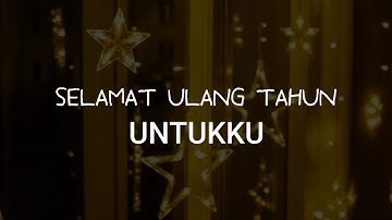 SELAMAT ULANG TAHUN UNTUK DIRIKU SENDIRI - Yuni Zebua | Story Wa Selamat Ulang Tahun Aku