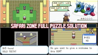 Safari Zone Puzzle Solution - Celia's Stupid Romhack