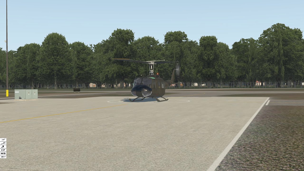 Helicopter UH-1 Huey v1.5 in Oberschleissheim , X-Plane 11.52