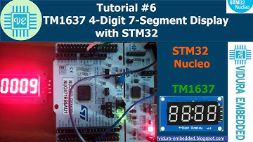 TM1637 4-digit Seven Segment Display with STM32