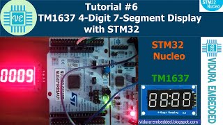 TM1637 4-digit Seven Segment Display with STM32
