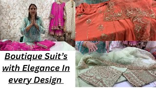 Punjabi Boutique Suits Meet With Pure Elegance And Style