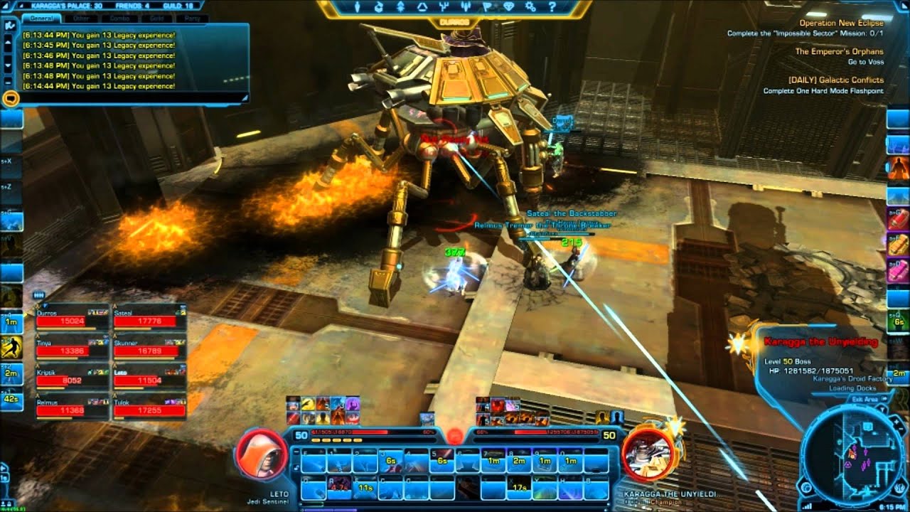 SWTOR Raids - Karagga Hard Mode - Chainfire