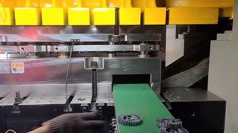 Double row stator rotor core progressive die for segway motor