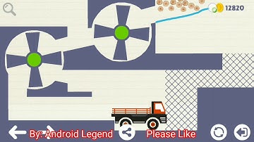Brain physics map 3 level 110, 3 stars Android solution