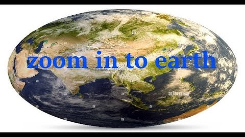 SPACE ENGINE - ZOOM INTO THE EARTH