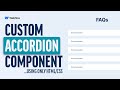Create A Custom Accordion Component In Webflow