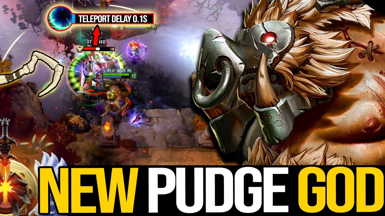 200IQ HOOK!!! NEW PUDGE GOD - PERFECT TIMING HOOK ANTI-Dark Rift from Underlord | Pudge Official
